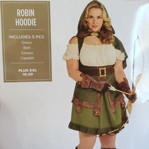 New Halloween Costume Robin hoodie size XXL
